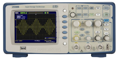BK Precision 2530B 25 MHz, 500 MSa/s Digital Storage Oscilloscope